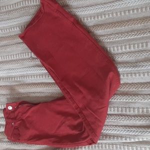 Red H&M Flare Jeans